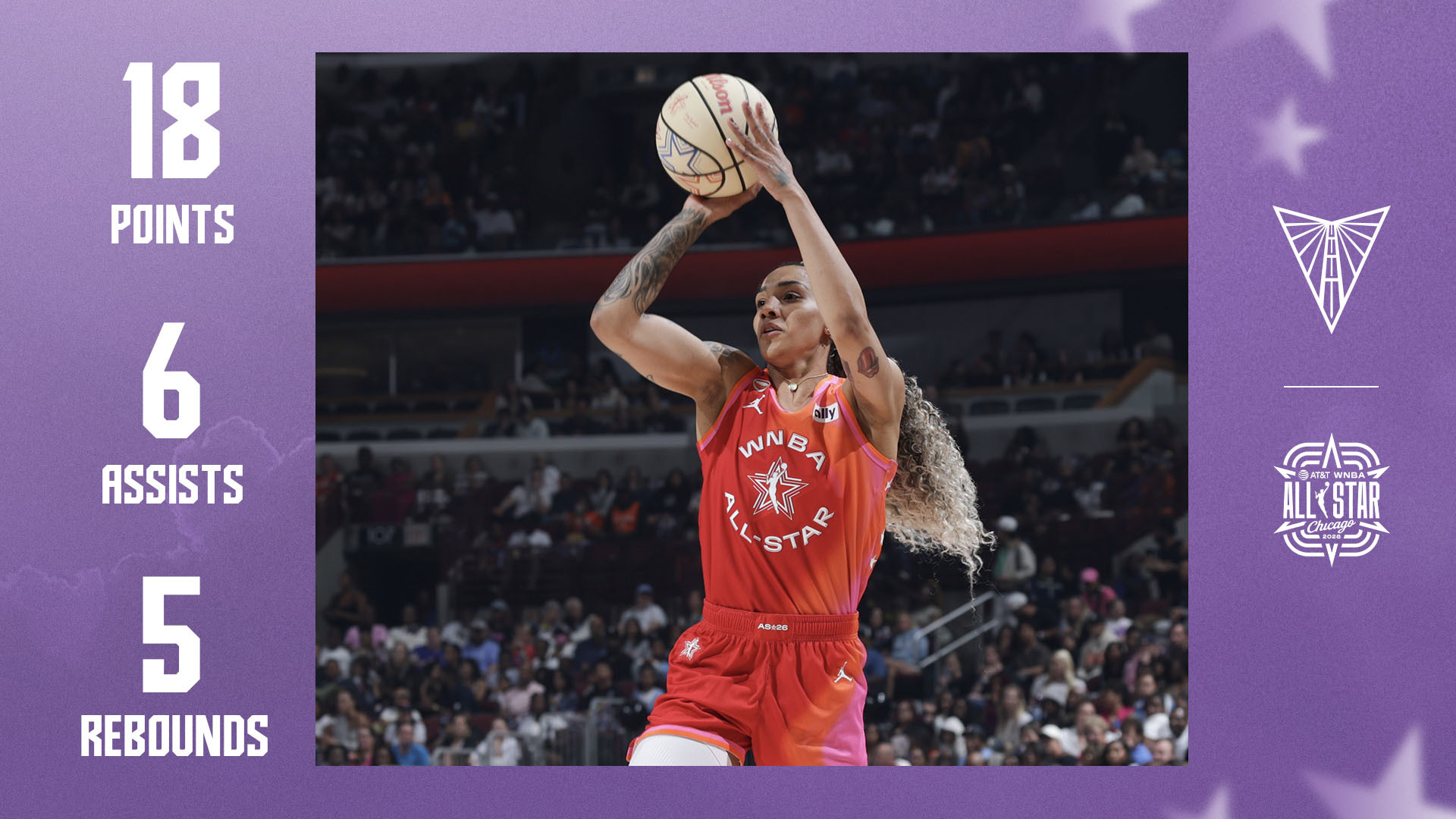 Gabby Williams Scores 18 Points in 2026 All-Star Game | 7/25/26